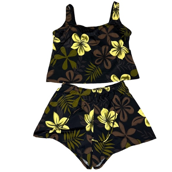 Blair Other - Blair Floral Tank Top and Shorts Swimsuit Set